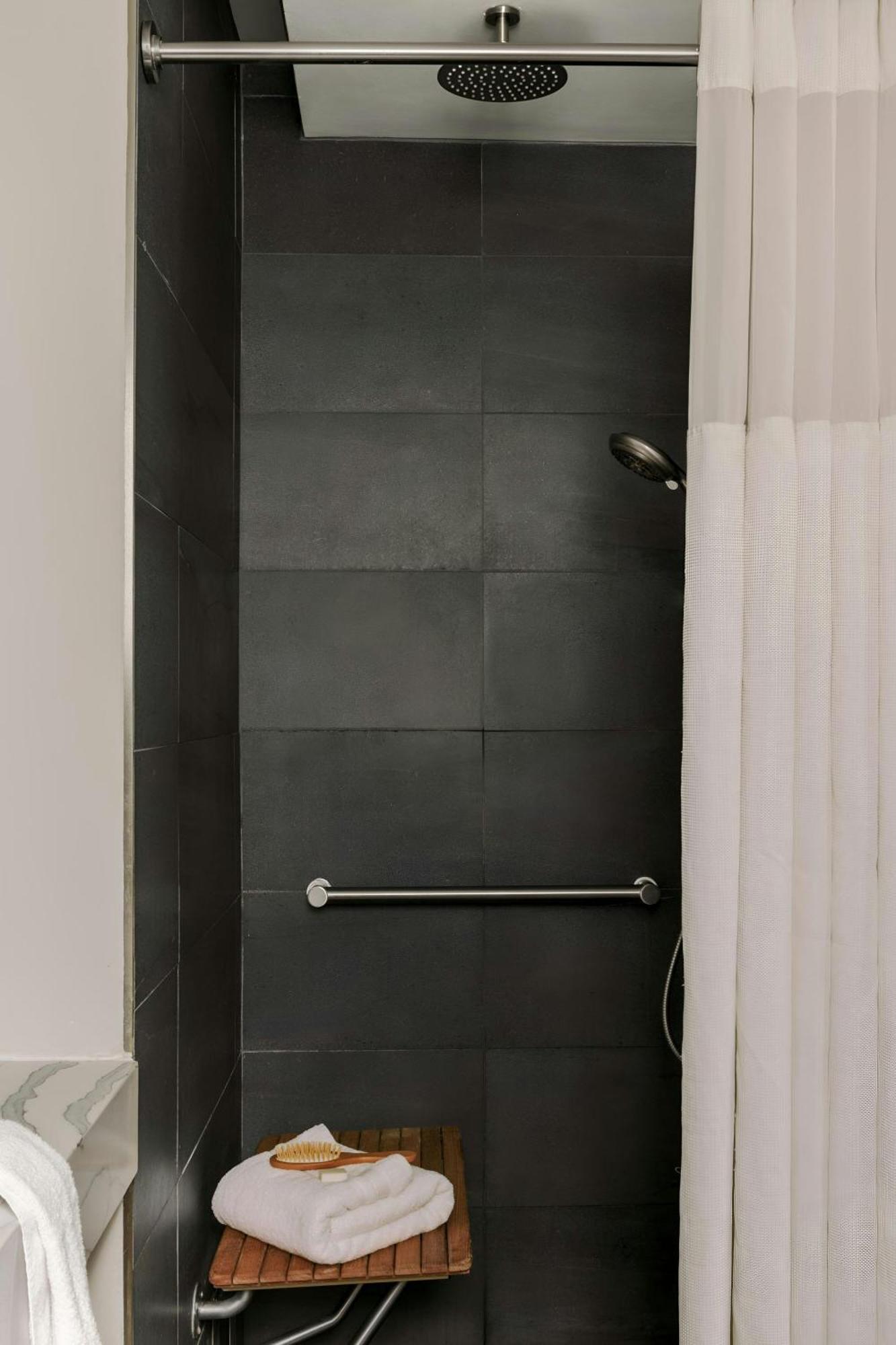 King Room Mobility Hearing Accessible Roll Shower